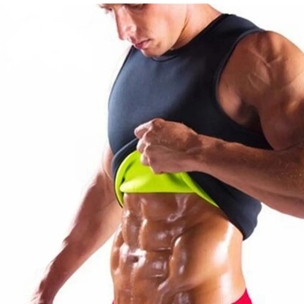 

Sleeveless Slimming Belt Belly Men Slimming Vest Body Shaper Abdomen Fat Burning Shaperwear Waist Sweat Corset Weight Loss