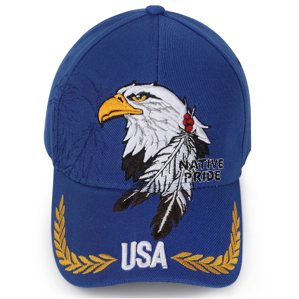 Новинка вышитая орла оригинальная Женская Бейсболка в США Мужская бейсболка с