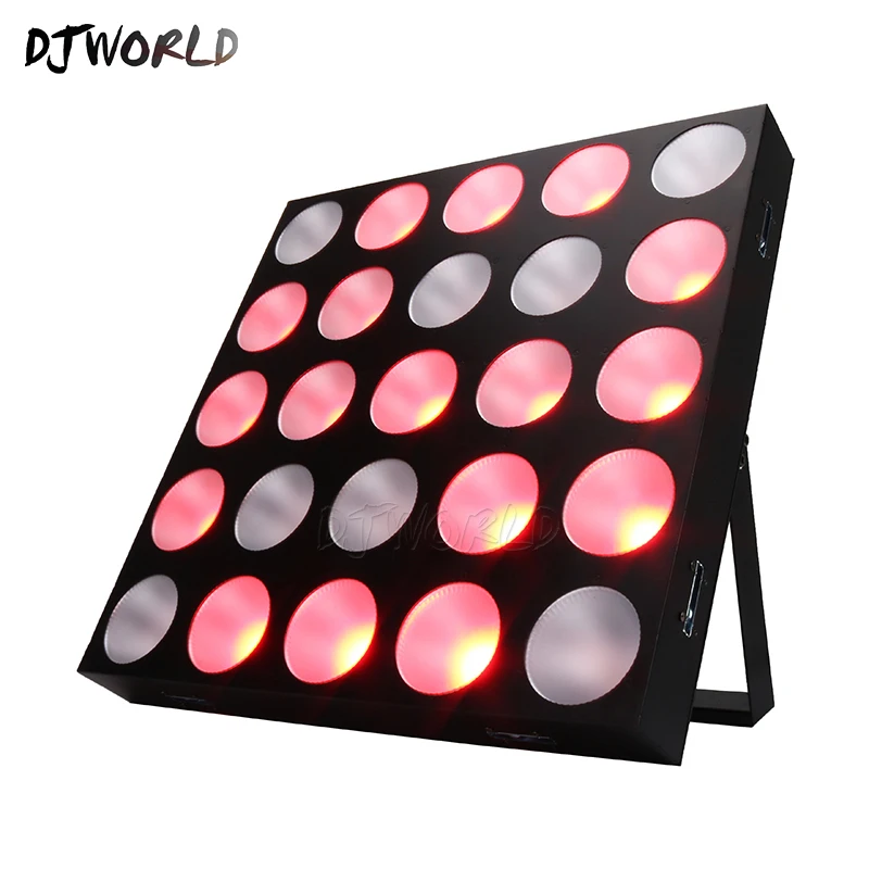 Djworld светодиодный 25x12 Вт RGBW Блиндер матрица DMX512 сценический эффект освещение для DJ диско вечерние ночной клуб и свадебные украшения