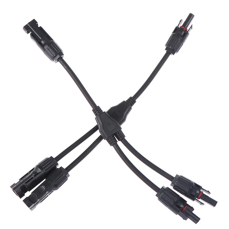 1 шт для фотоэлектрической солнечной батареи Панель адаптер Кабельный разъем 2