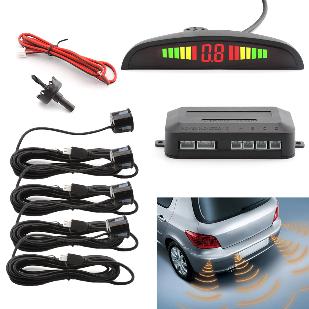 12V автомобильный комплект светодиодных датчиков парковки 22 мм слепая зона