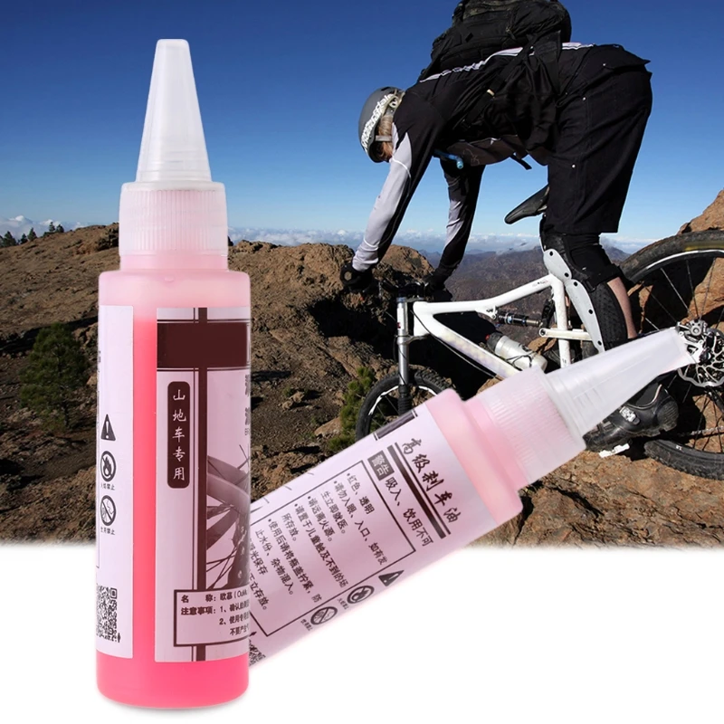 

60ml Bicycle Disc Brake Oil Fluid DOT Hydraulic Mineral Lubricant Mountain Bike