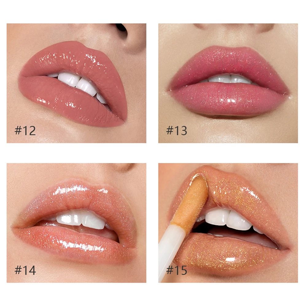 Блеск для губ Shimmer Lip Gloss Women Sexy Lips Makeup Liquid Lipstick Waterproof Mirror Tint Long Lasting 16 Colors Glitter on.