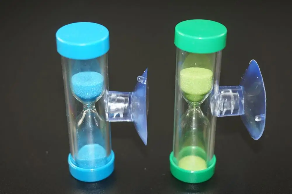 2 шт./лот Мини Песочные часы для чистки зубов таймер душа с присоской | Инструменты