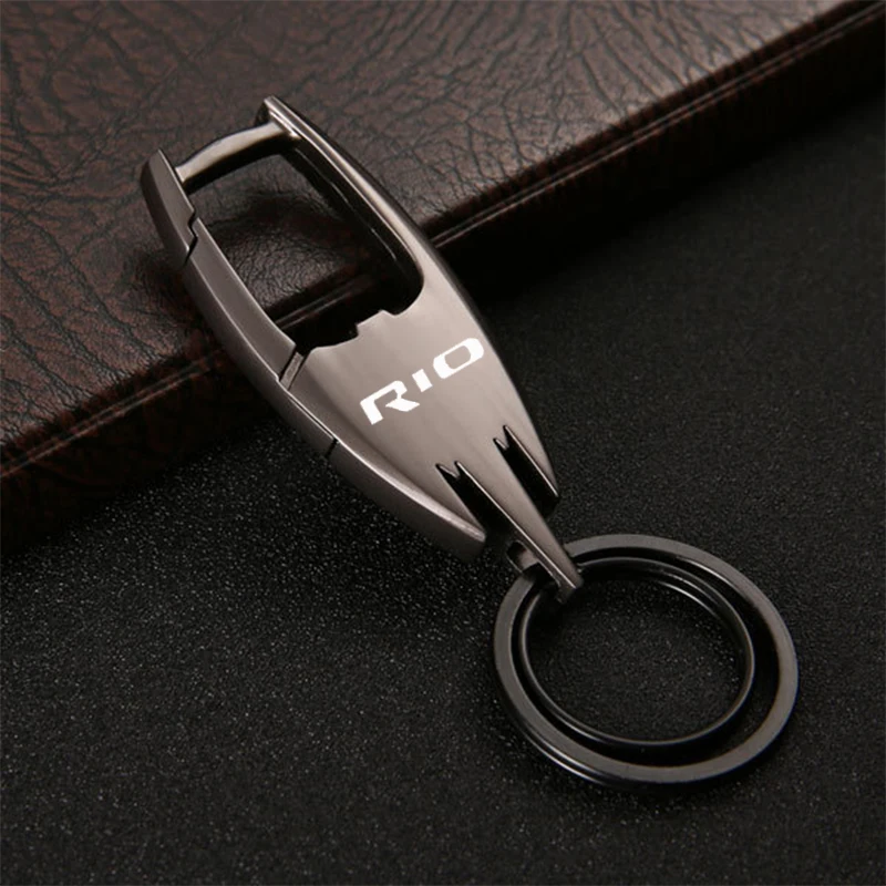 

For Car trinket KIA RIO 2 3 4 5 x line Car trinket Car accessories Key Bat shape Keyring Metal Car Leather / Key Ring Keychains