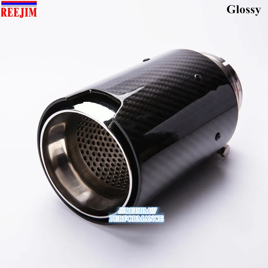 1 шт. наконечник выхлопной трубы из углеродного волокна для BMW Series M3 M4 M5 2012