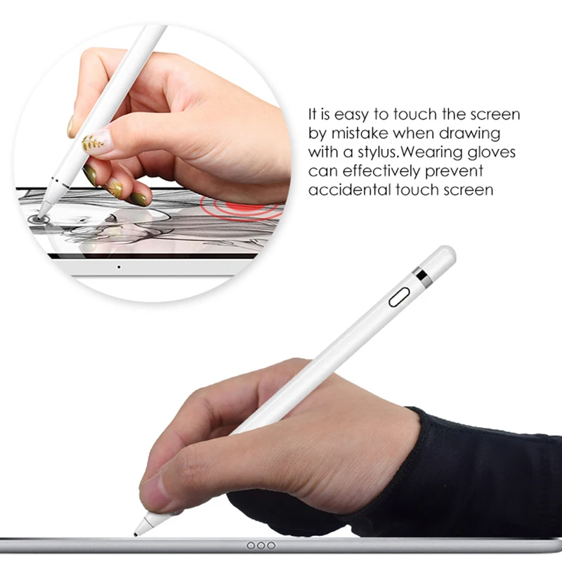

New Design Two-fingers Artist Anti-touch Glove for Drawing Tablet Right and Left Hand Glove Anti-Fouling for ipad Screen board