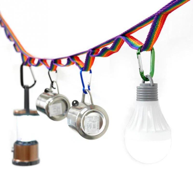 Топ! цветной шнурок для палатки двухслойная веревка одежды с сумкой кемпинга на