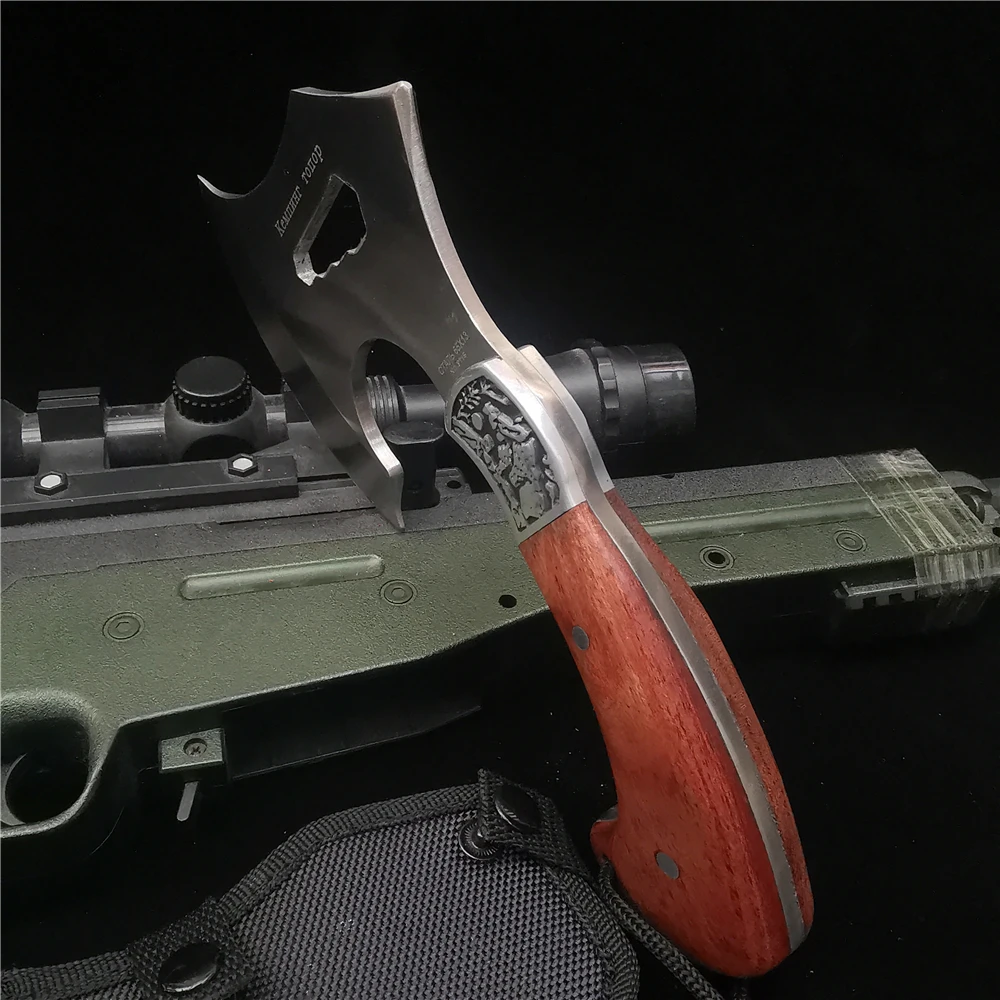 Топор для выживания охотничий топор кемпинга ручной огонь из нержавеющей стали