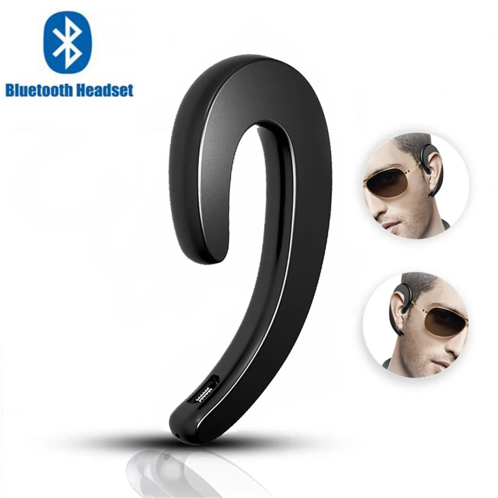 Костной проводимости беспроводные наушники Bluetooth наушники G12 ушной крючок безболезненная гарнитура спортивные наушники для samsung Xiaomi huawei телефон