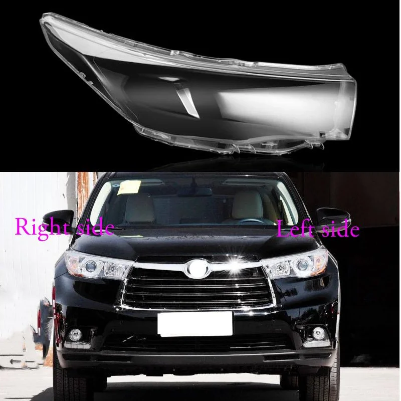 

For Toyota Highlander 2015 2016 2017 Car Headlight cover Headlamp Lens Auto Shell Cover