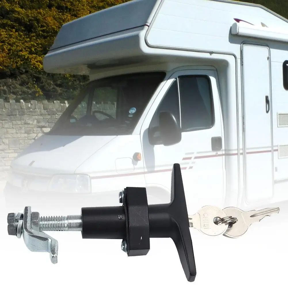 

T Handle Zinc Alloy Lock with Keys for Trailer Caravans Canopy Vehicle