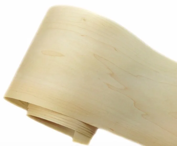 

4pcs L:2.5Meters Wide:160mm Thickness:0.2mm White Maple Wood Veneer
