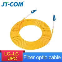 lc lc singlemode fiber optic patch cable lc upc sm 2 0 or 3 0mm 9125um ftth fiber patch cord optical fiber jumper 3m 10m 30m