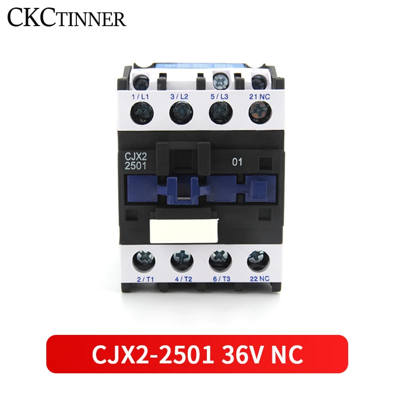 

CJX2-2501/2510 50/60 Гц 25A контактор переменного тока с креплением на Din-рейку 3P + 1 без нормального открытого контактора 24-380 В