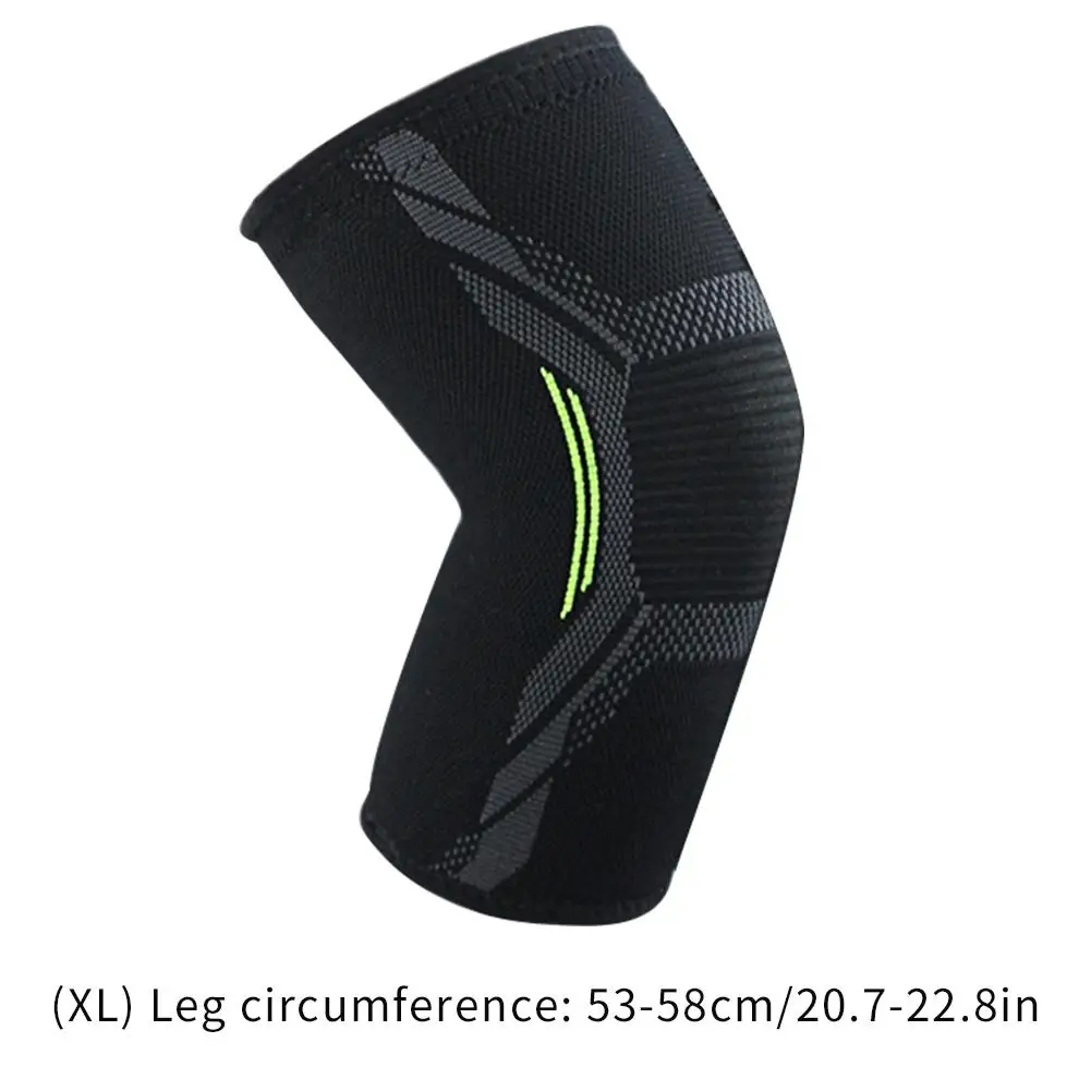 

Anti-skid Knee Sleeve Bandage Pads Nylon Knitted Knee Protector Strap Band Breathable Elastic Knee Support Brace Pad