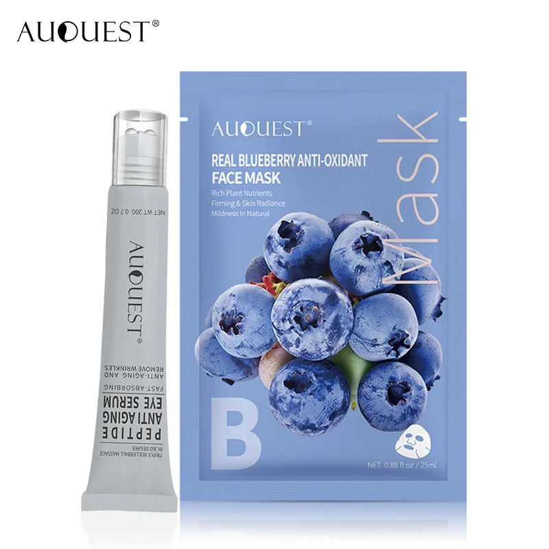 

Маска AuQuest Superfood с ягодами, для сужения пор, уменьшения морщин, преобразование на увлажняющий крем для век, уход за жирной кожей