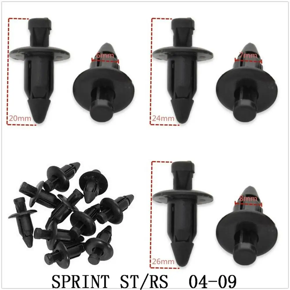 Обтекатель Болты Комплект бодикон пластиковый расширительный винт Спайк Гайки