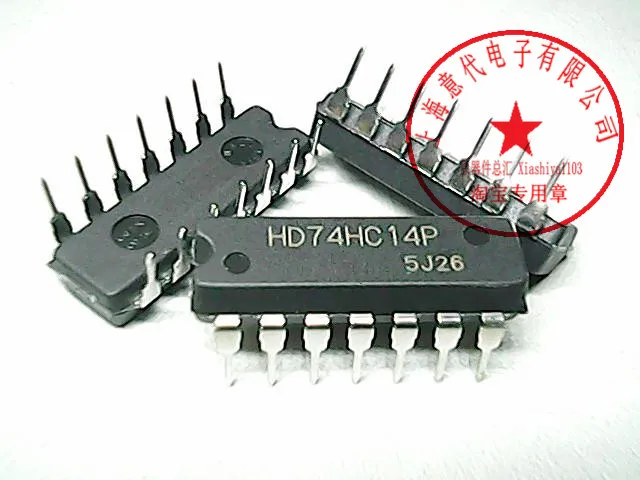 5 шт. HD74HC14P 74HC14 | Электронные компоненты и принадлежности