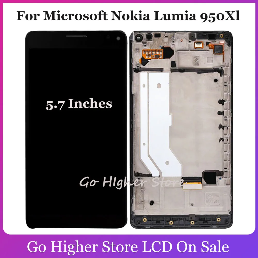 5 7 дюйма для Microsoft Nokia Lumia 950Xl ЖК-дисплей с сенсорным экраном дигитайзер в сборе 950 XL