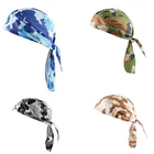 Быстросохнущая чистая велосипедная шапка, головной шарф, Мужская бандана для бега, езды на велосипеде, головной платок, Пиратская шапка, повязка на голову, мужской головной шарф, шапка