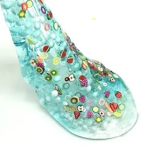 Слайм фруктовый, кусочки фруктов, глина, поставки слаймов, добавки, глина, Хрустальная грязь, игрушки, пластилин, желе, жвачка для рук, полиер, игрушка для детей