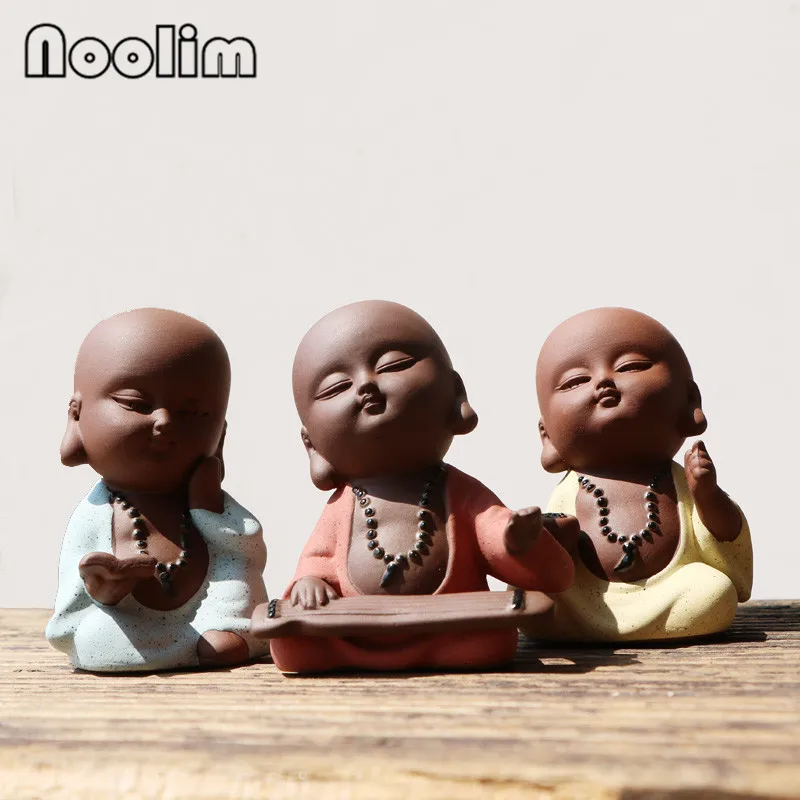 Исин фиолетовый глина маленький монах чай для домашних животных игра ручной