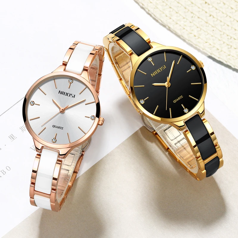 NIBOSI Fashion Women Watch Top Brand Luxury Designer Ladies Bracelet Watches Female Quartz Clock Gift For Women Relogio Feminino