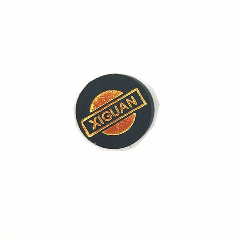 1pcs 14mm 2шт наконечники для бильярдного кия 14 мм диаметр синие наконечники M твердость 5 слоев запеченные кожаные бильярдные аксессуары - Цвет: 1pcs 14mm