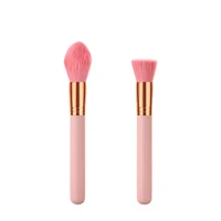 1pcs blush brush fixed cosmetics powder strong grip easy to pinch fiber plastic handle makeup beginner make up tools