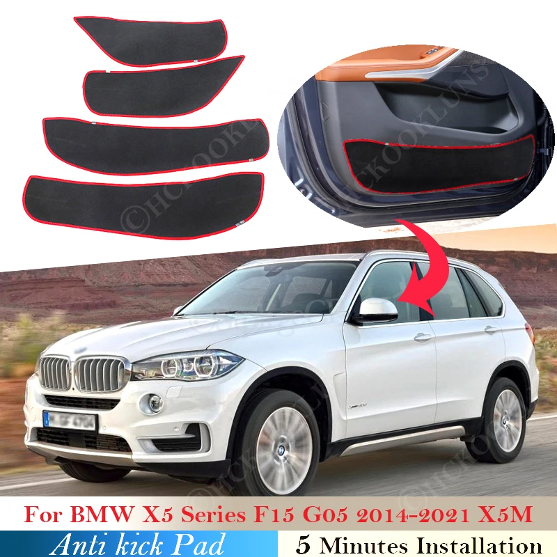 

Противоударная накладка на дверь автомобиля для BMW X5 F15 G05 2014 ~ 2021 X5M, протектор с боковыми краями, коврик, Детская Наклейка, замена 2020 2019 2018