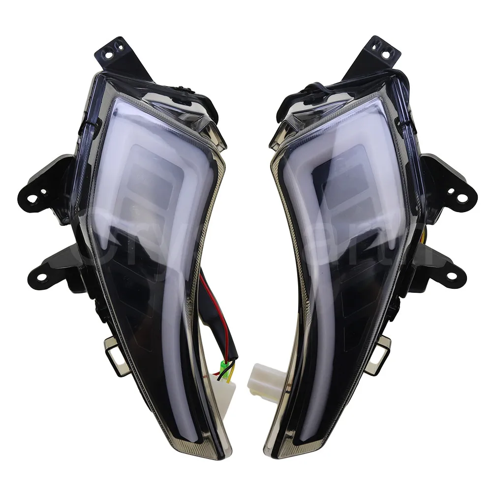 Фото Для Yamaha T-max Tmax 530 TMAX530 T-max530 2012 2013 2014 2015 2016 мотоциклетные Передние Сигналы поворота светодиодные индикаторы лампа №2