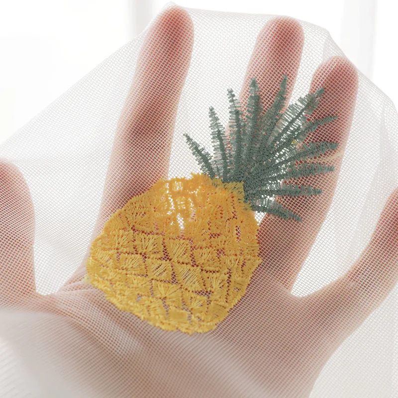 Новые креативные Мультяшные яркие марлевые шторы с фруктами для детской спальни