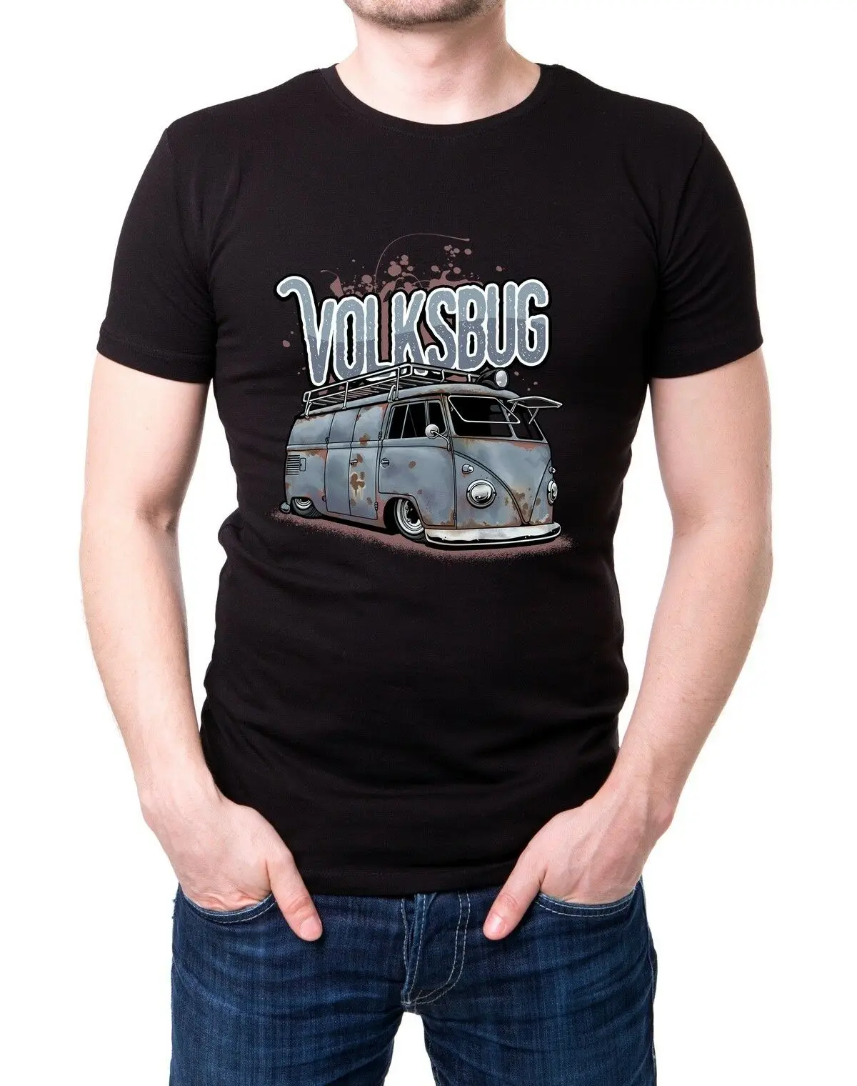 Фольксбаг Футболка мужская vw volkswagen combi split rat's vbls 171 показать оригинальное