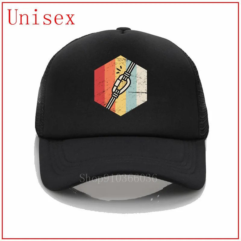 

Retro Rock Climber Vintage 70s Rock Climbing kids hat with shield criss cross ponytail hat cap for men hat for men chapeau homm
