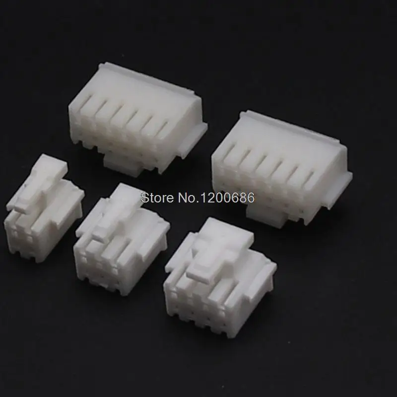 

10PCS PHB 2.0mm Housing Connector Female Double Row with Buckle PHB Connectors 2*2/3/4/5/6/7/8/10-20P