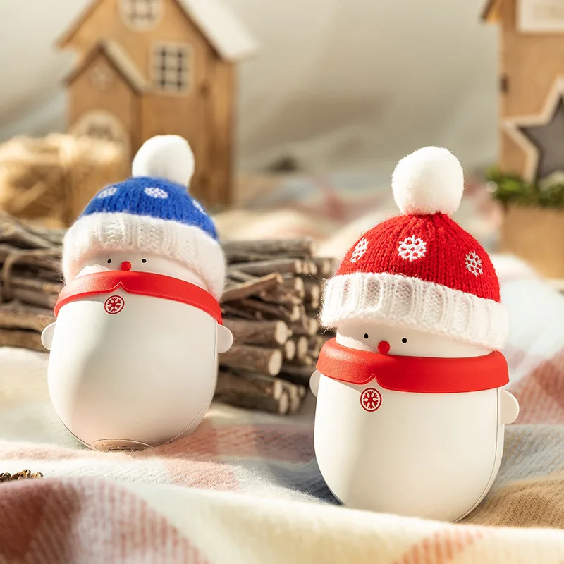 

Snowman Hand Warmer Two-in-one Charging Treasure Constant Temperature Christmas Gift Cute Mobile Power Snow Bao Er Hand Warmer