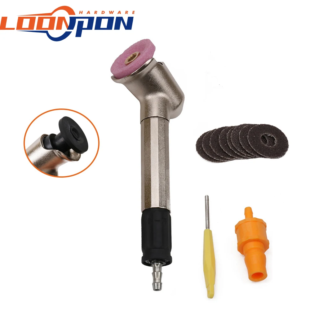 

MAG-123N Mini Micro Air Die Grinder Kit Grinding Pen High Precision Pneumatic Tools Set 23500 RPM 120 Degree New