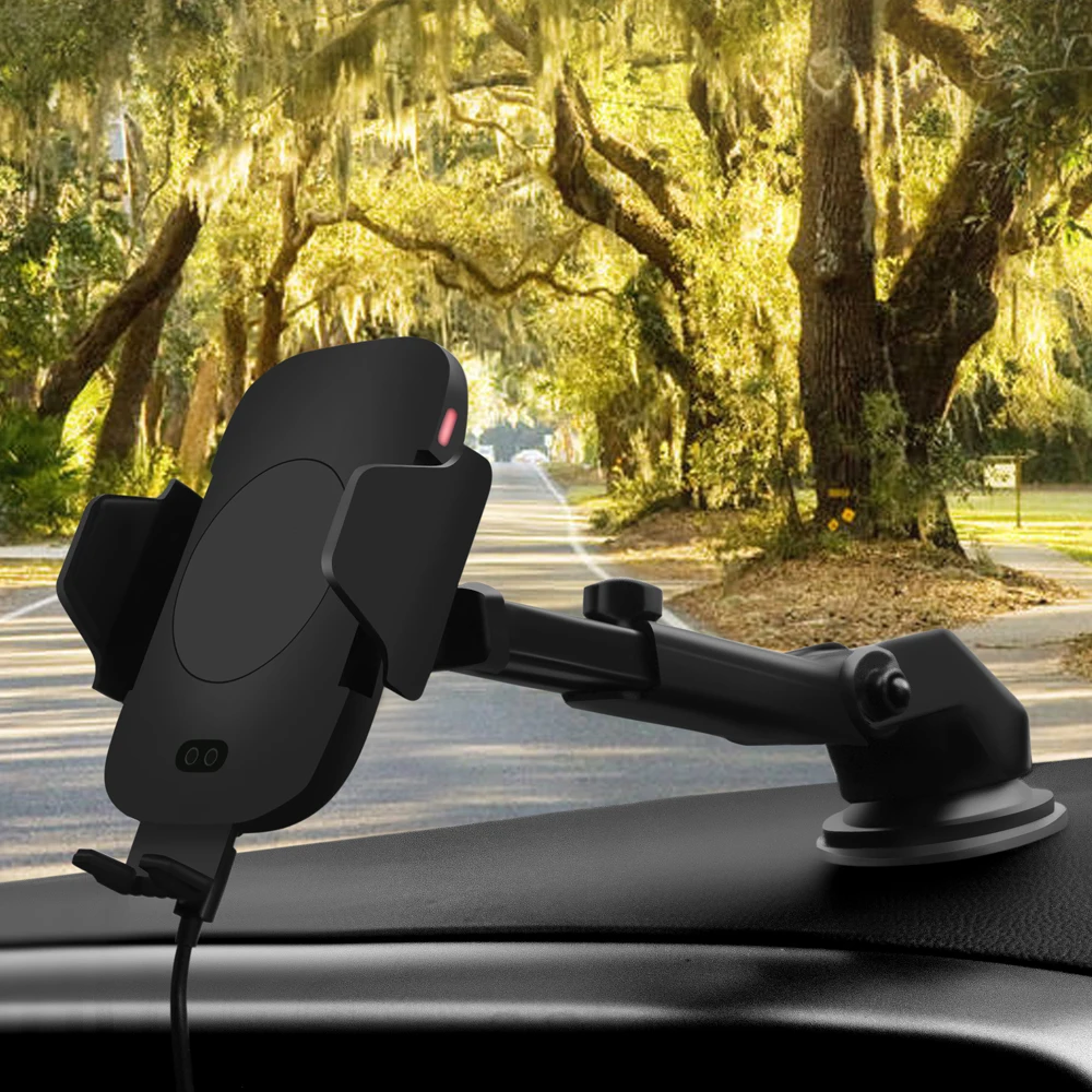 Быстрое беспроводное автомобильное зарядное устройство и автоматическая