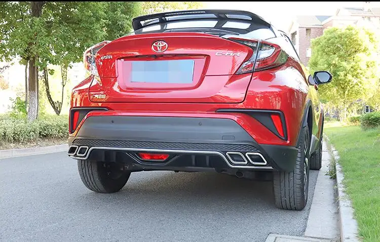 Для Toyota CHR Body kit спойлер- для CH-R HC ABS задний спойлер передний бампер диффузор защитные бамперы