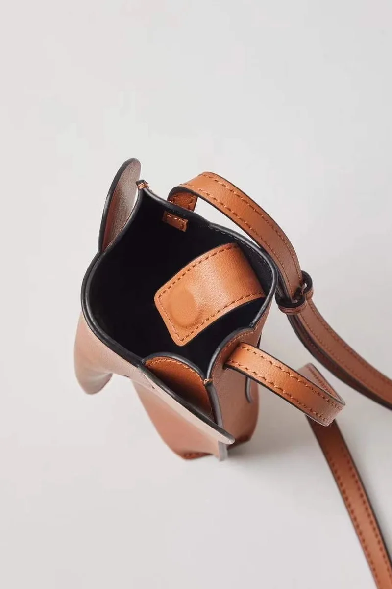 Женская сумка-Кроссбоди из натуральной кожи со слоном |