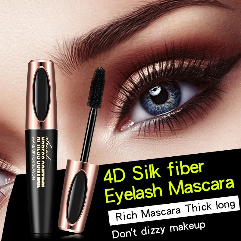 

4D Silk Fiber Lash Mascara Waterproof Rimel 3d Mascara For Eyelash Extension Black Thick Lengthening Eye Lashes Korean Cosmetics