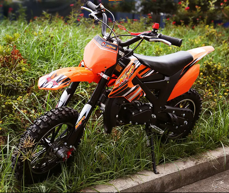 

50CC single cylinder two-stroke high quality children off-road motorcycle aluminum rim large displacement locomotive