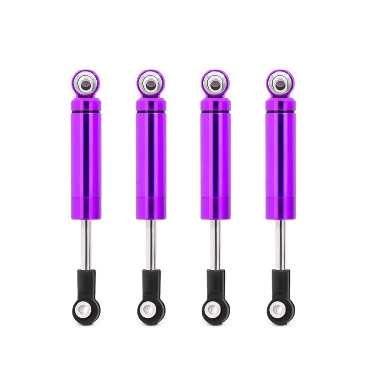 

4Pcs Metal Shock Absorber Damper for Wltoys 144001 124019 124018 RC Car Spare Parts Upgrade Accessories