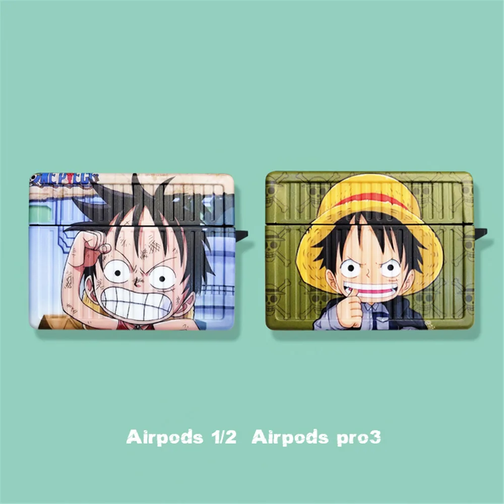 Одна деталь с принтом &quotМанки Д. Luffy чехол для наушников в багажнике Airpods 3 pro 1 2