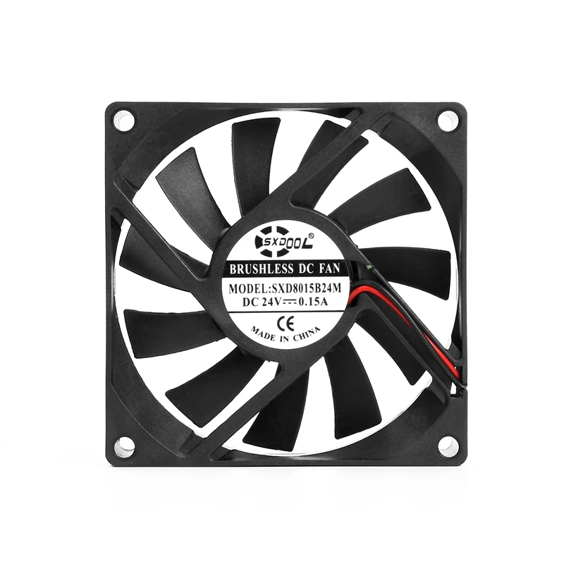 

2 шт., вентилятор SXDOOL 8015, 24 В, 80 мм, 8 см