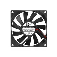 2pcs sxdool 8015 24v fan dual ball 80mm 8cm fan 24v 0 15a server inverter dc fan chassis power case axial cooling fans