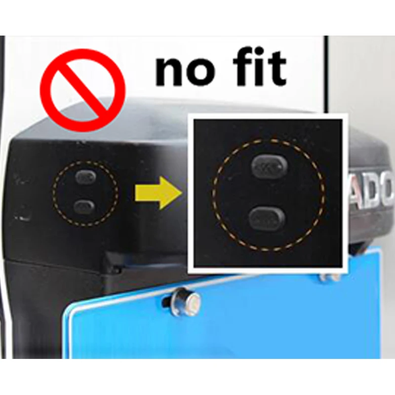 ABS хром для Toyota Land Cruiser Prado FJ 150 автомобильные аксессуары 2010 - 2017 задний держатель