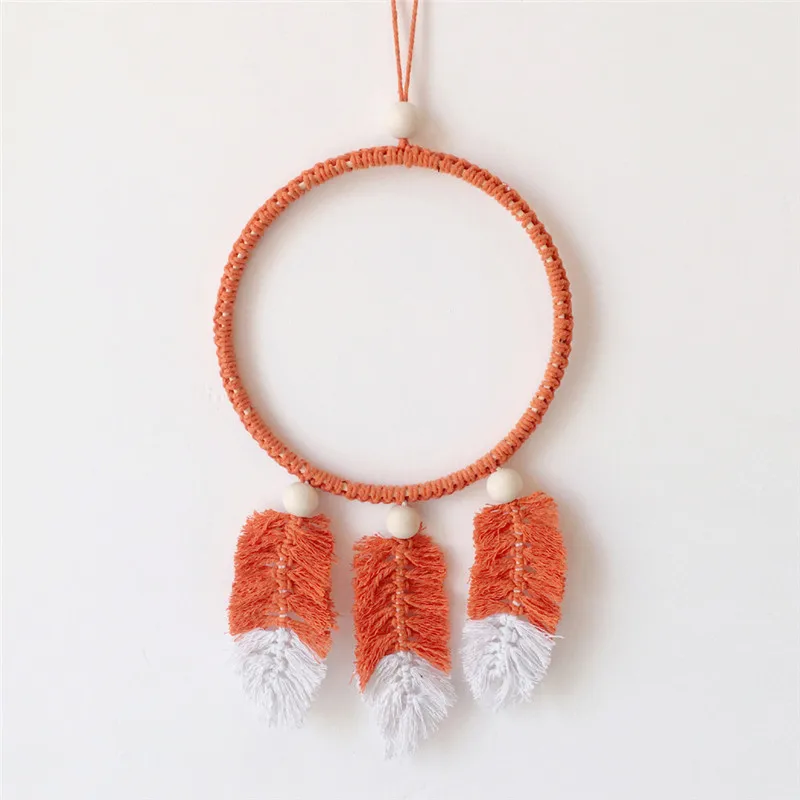 INS скандинавские ручные перья Ловец снов настенные Висячие украшения для детской