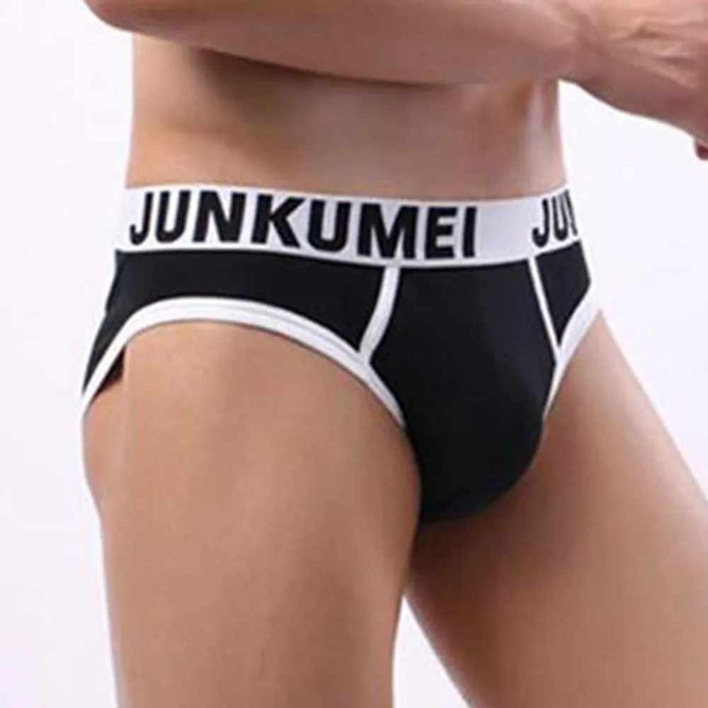 

Breathable Cotton Gay Sexy Underwear Men Jockstrap Briefs Letter New Brand Men Bikini Mens Underwear Mens Panties Gift